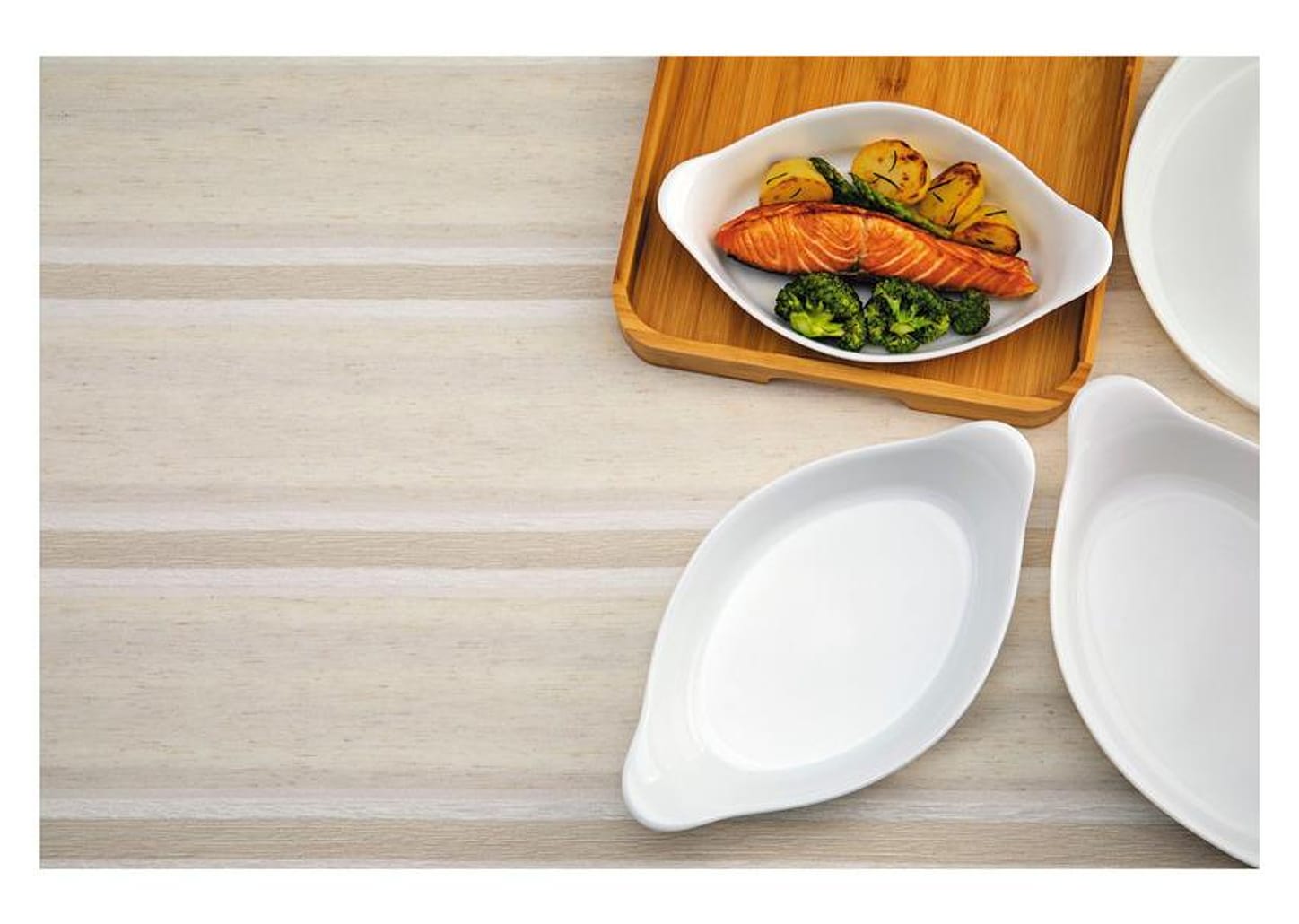 Conjunto de Assadeiras de Vidro Marinex - Opaline 3 Peças