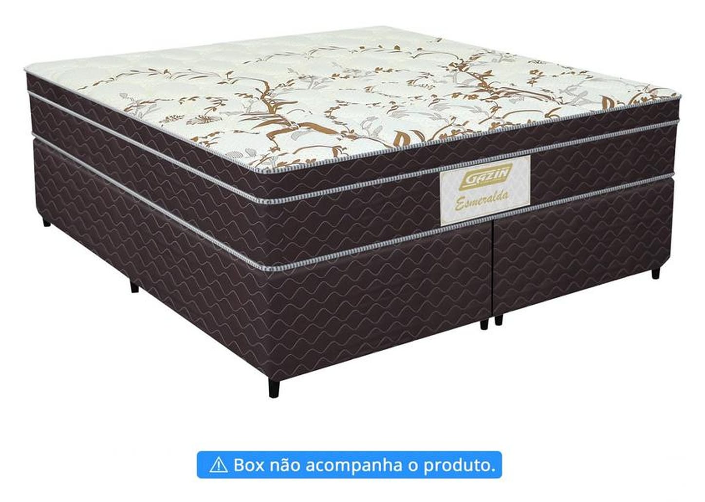 Colchão Queen Gazin Mola Ensacada 26cm de Altura Esmeralda