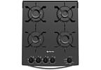 Fogão 4 Bocas Mesa de Vidro Atlas Preto - Acendimento Automático Mônaco Top Glass