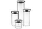 Jogo de Potes de Vidro Hermético Electrolux com Tampa Redondo A18848101 4 Peças