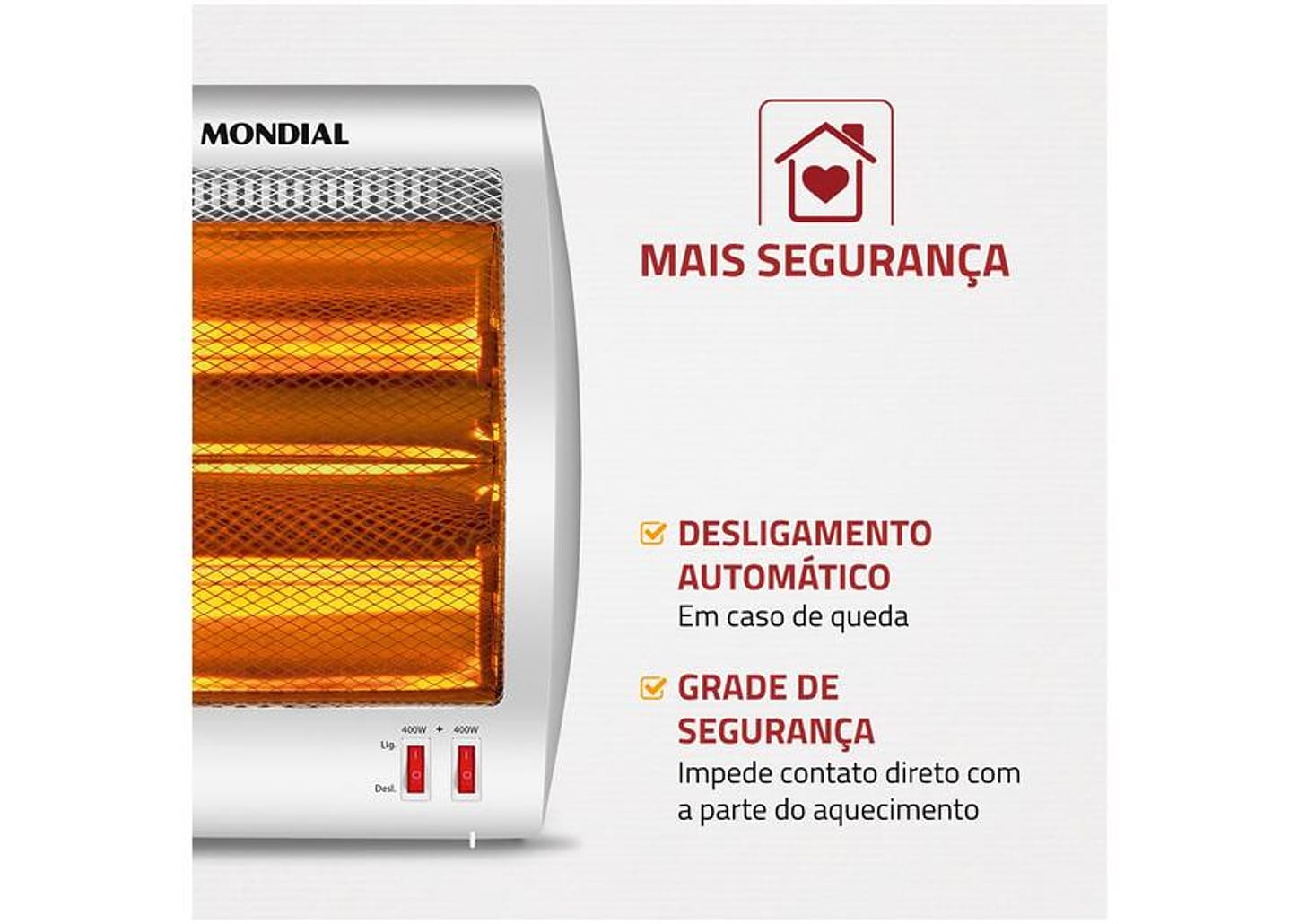 Aquecedor Halógeno Mondial Comfort Air II - A-09