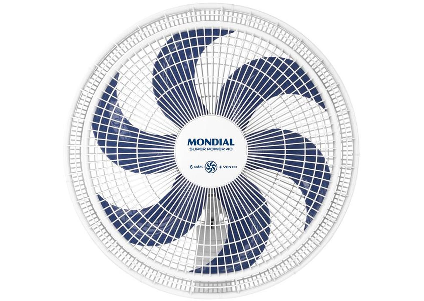 Ventilador de Mesa Mondial Super Power VSP-40-W 40cm 3 Velocidades