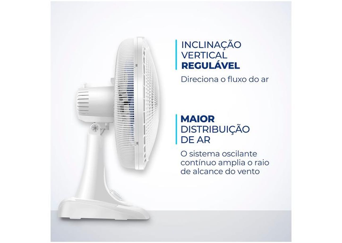 Ventilador de Mesa Mondial Super Power VSP-40-W 40cm 3 Velocidades