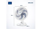 Ventilador de Mesa Mondial Super Power VSP-40-W 40cm 3 Velocidades