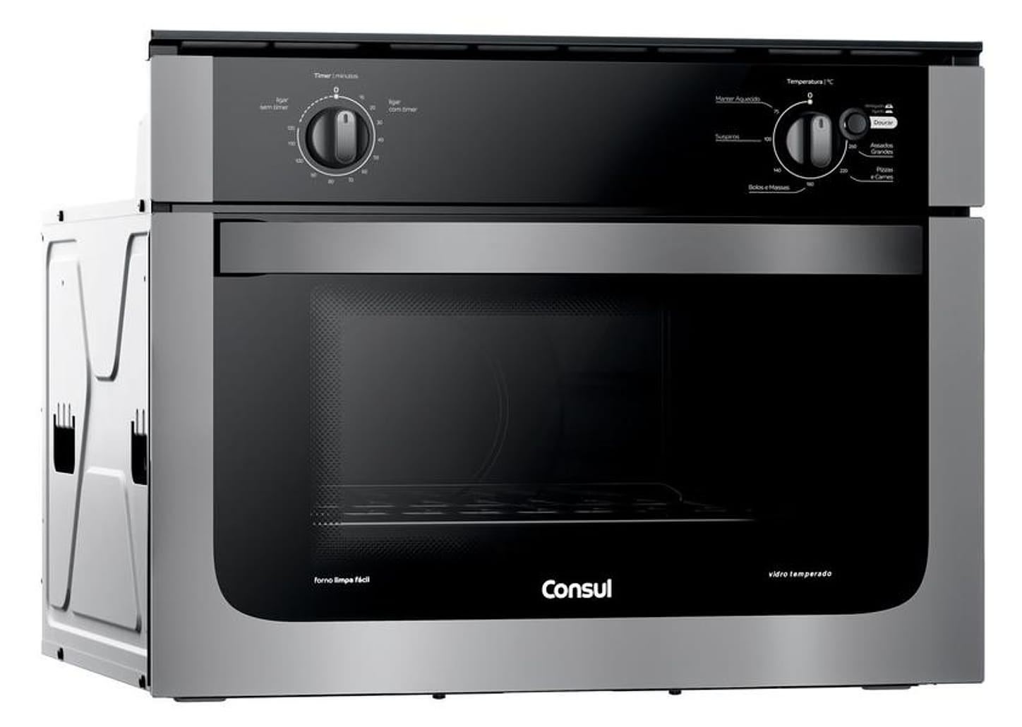 Forno Elétrico de Embutir Consul com Timer com Dourador COB47AR