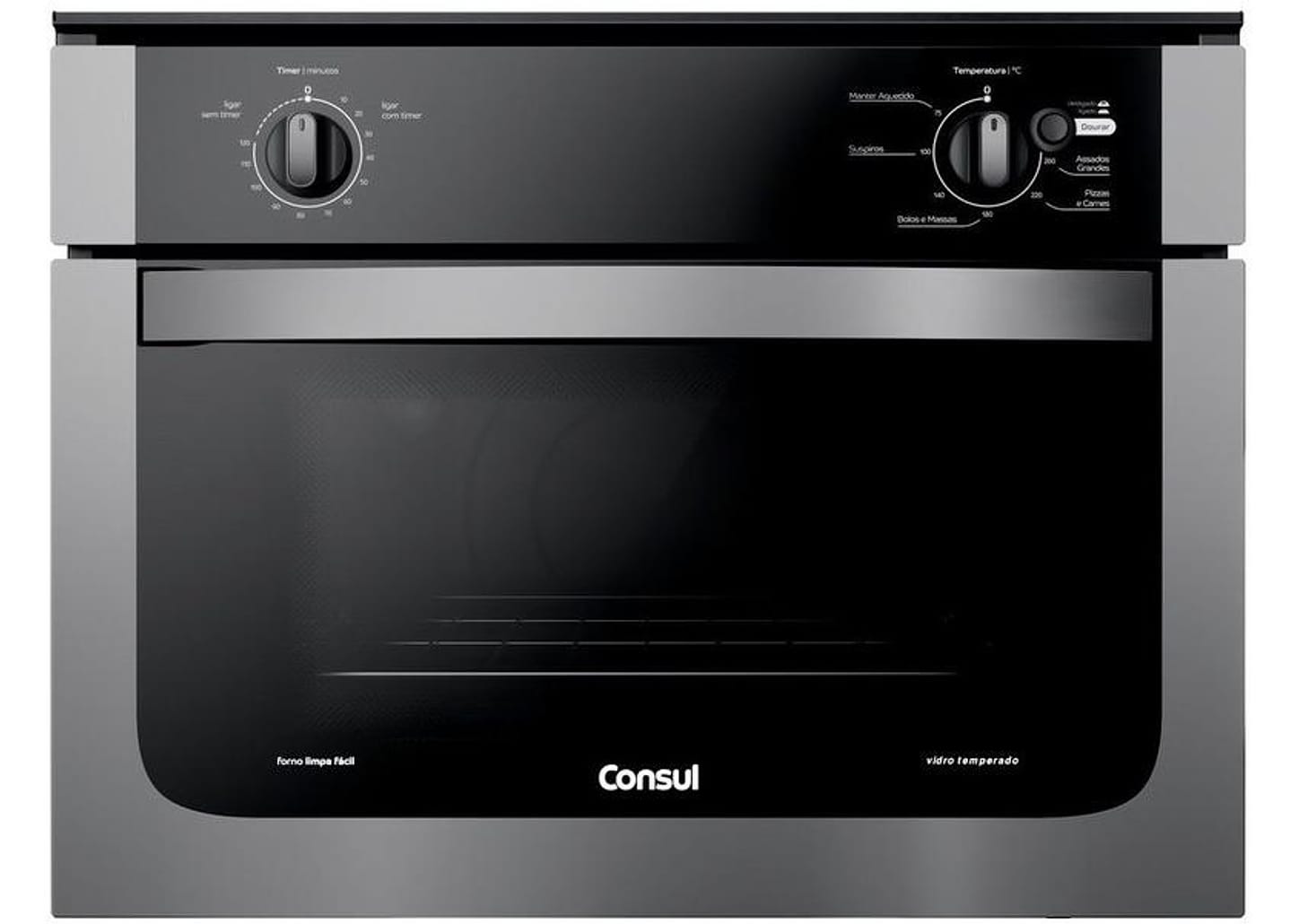 Forno Elétrico de Embutir Consul com Timer com Dourador COB47AR