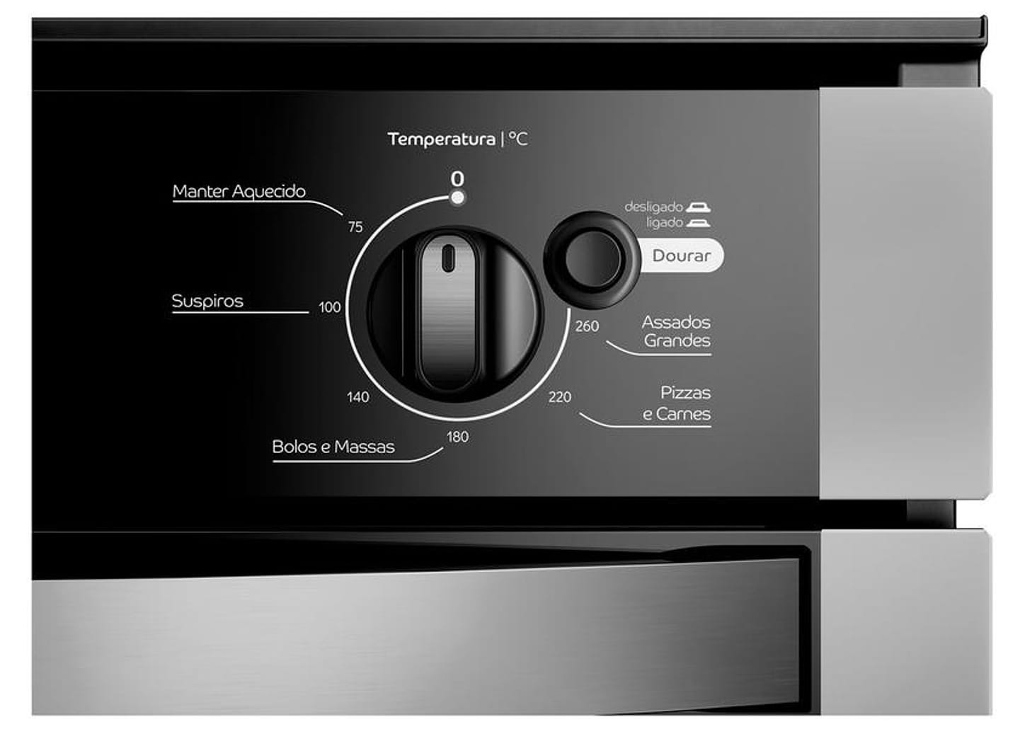 Forno Elétrico de Embutir Consul com Timer com Dourador COB47AR