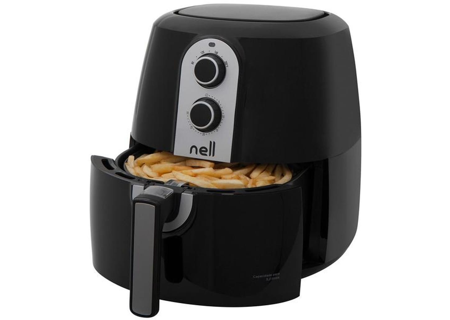 Fritadeira Elétrica sem Óleo/Air Fryer Nell - Grand Família Preto 5L
