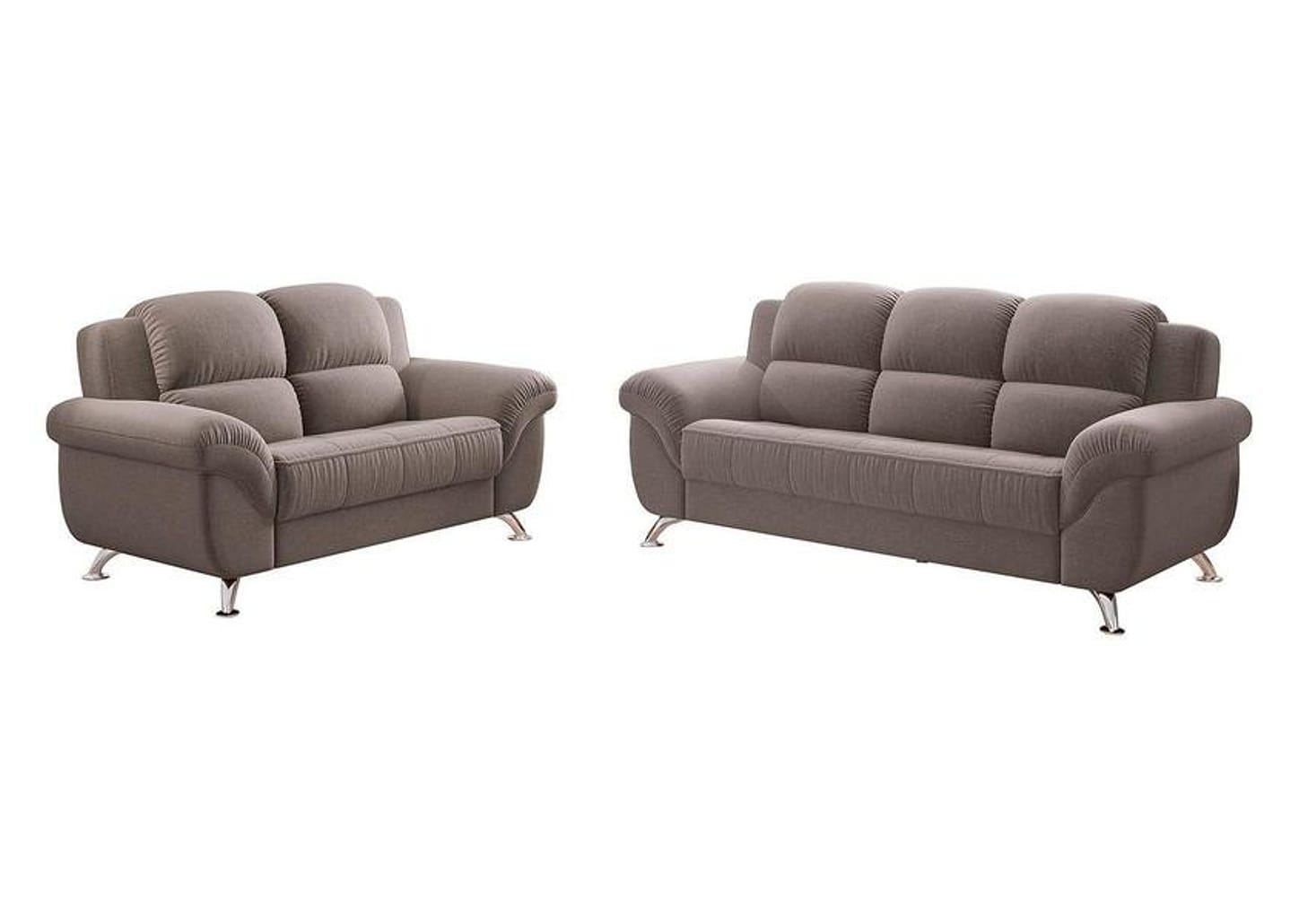 Conjunto de Sofás 2 e 3 Lugares Marselha Linoforte