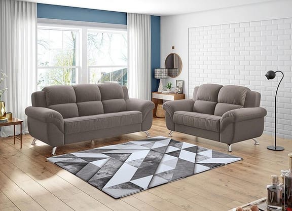 Conjunto de Sofás 2 e 3 Lugares Marselha Linoforte
