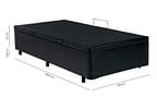 Base Cama Box Solteiro V-Joy com Baú 38x88x188cm Bravus