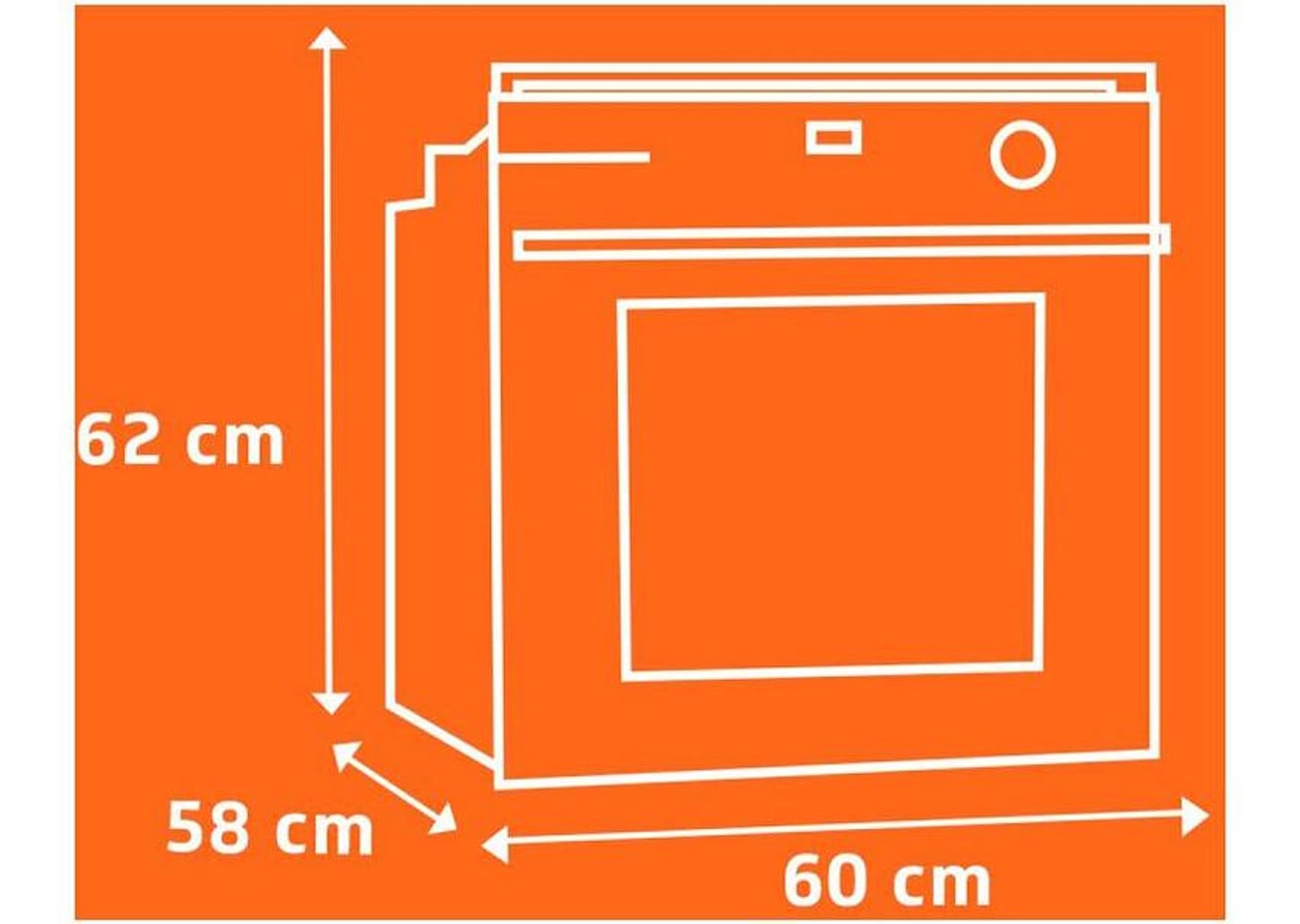 Forno a Gás de Embutir Brastemp Grill com Timer - Touch 78L Preto BOA84AE