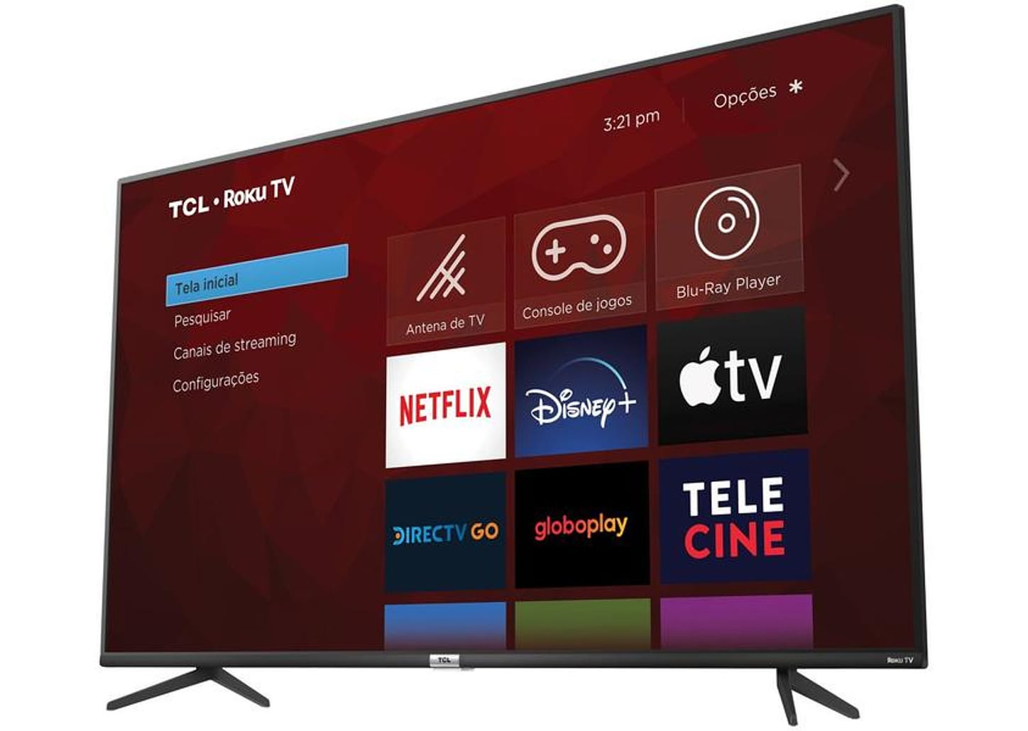 Smart TV 50” 4K LED TCL 50RP620 VA 60Hz - Wi-Fi HDR 4 HDMI 1 USB 1 Porta LAN