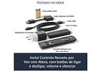 Fire TV Stick Amazon Full HD HDMI compatível com Alexa