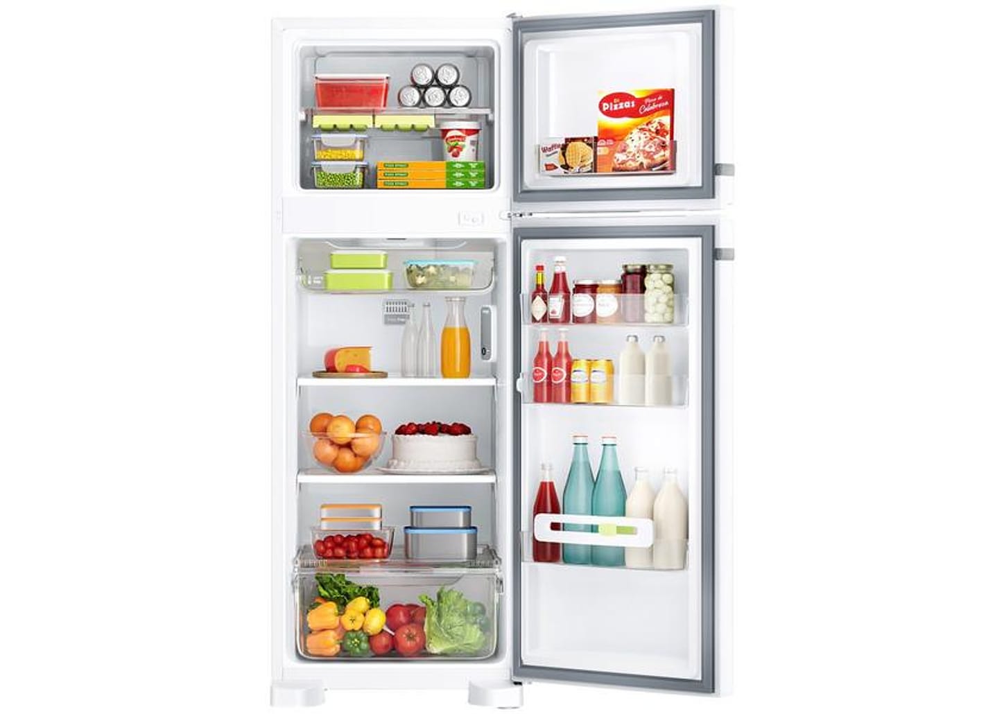Geladeira Consul Frost Free Duplex 340 L Branca com Prateleiras Altura Flex - 110V CRM39ABANA