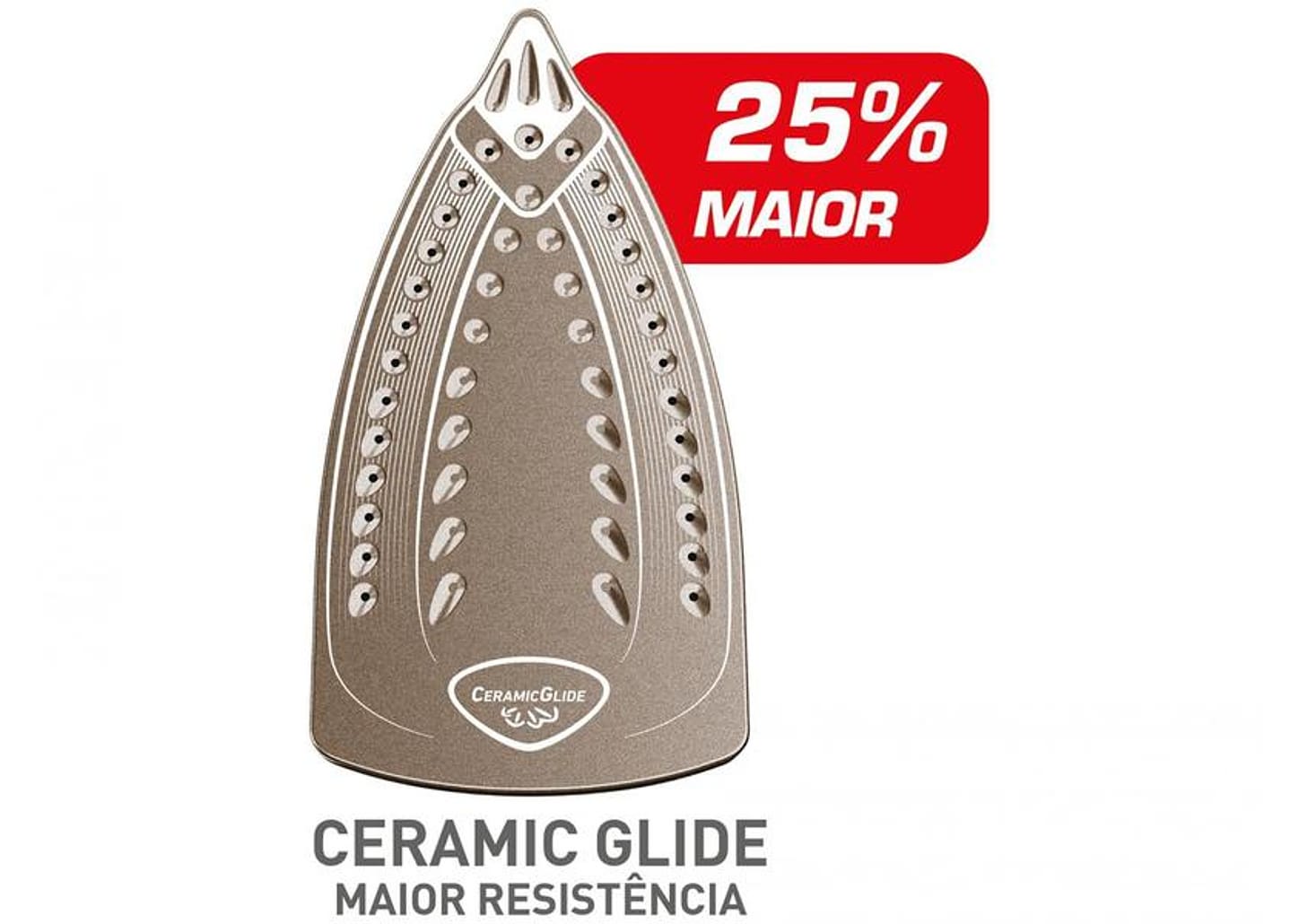 Ferro de Passar Roupa a Vapor e a Seco Arno - Steamgliss Rosa