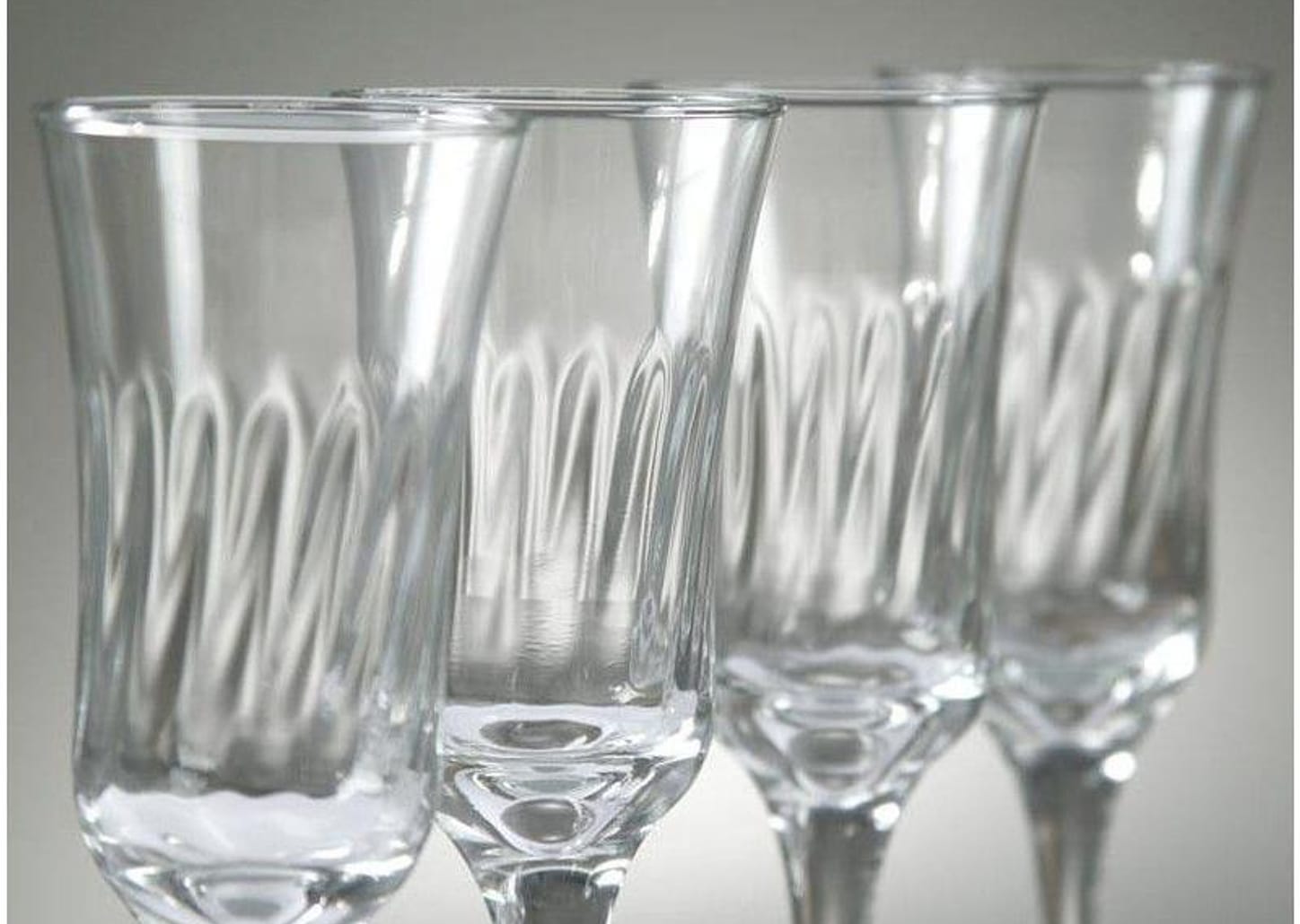 Jogo de Taças para Champanhe Vidro 6 Peças - Nadir Lírio