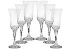 Jogo de Taças para Champanhe Vidro 6 Peças - Nadir Lírio