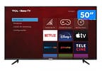 Smart TV 50” 4K LED TCL 50RP620 VA 60Hz - Wi-Fi HDR 4 HDMI 1 USB 1 Porta LAN