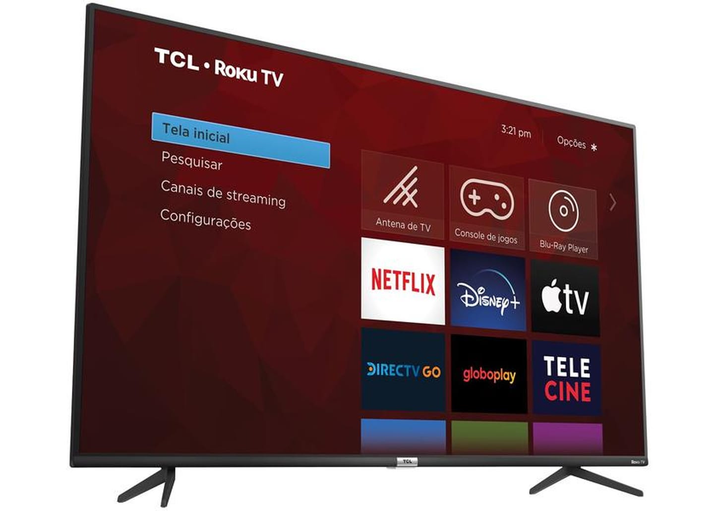 Smart TV 50” 4K LED TCL 50RP620 VA 60Hz - Wi-Fi HDR 4 HDMI 1 USB 1 Porta LAN