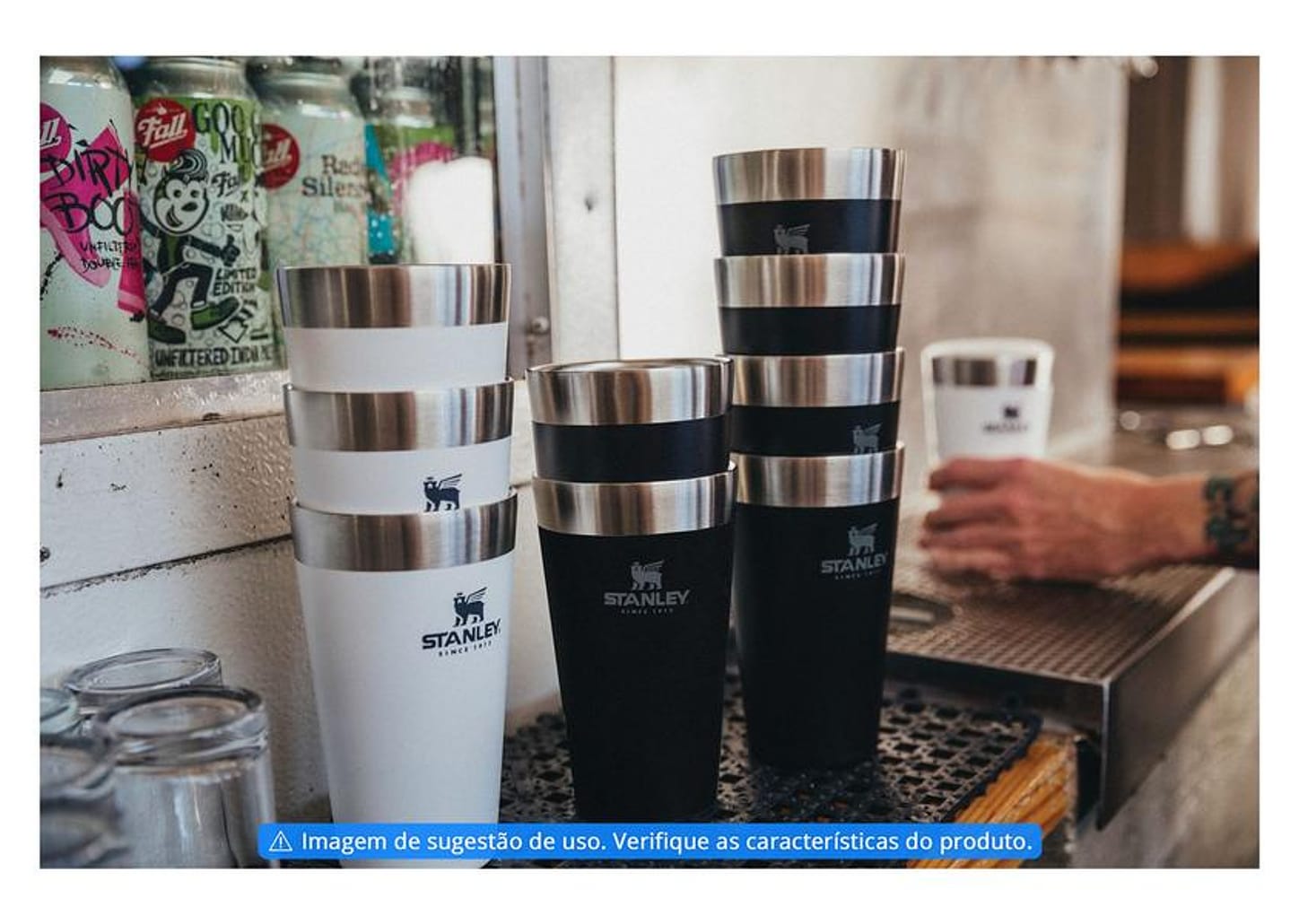 Copo Térmico Stanley para Cerveja - Matte Black 473ml