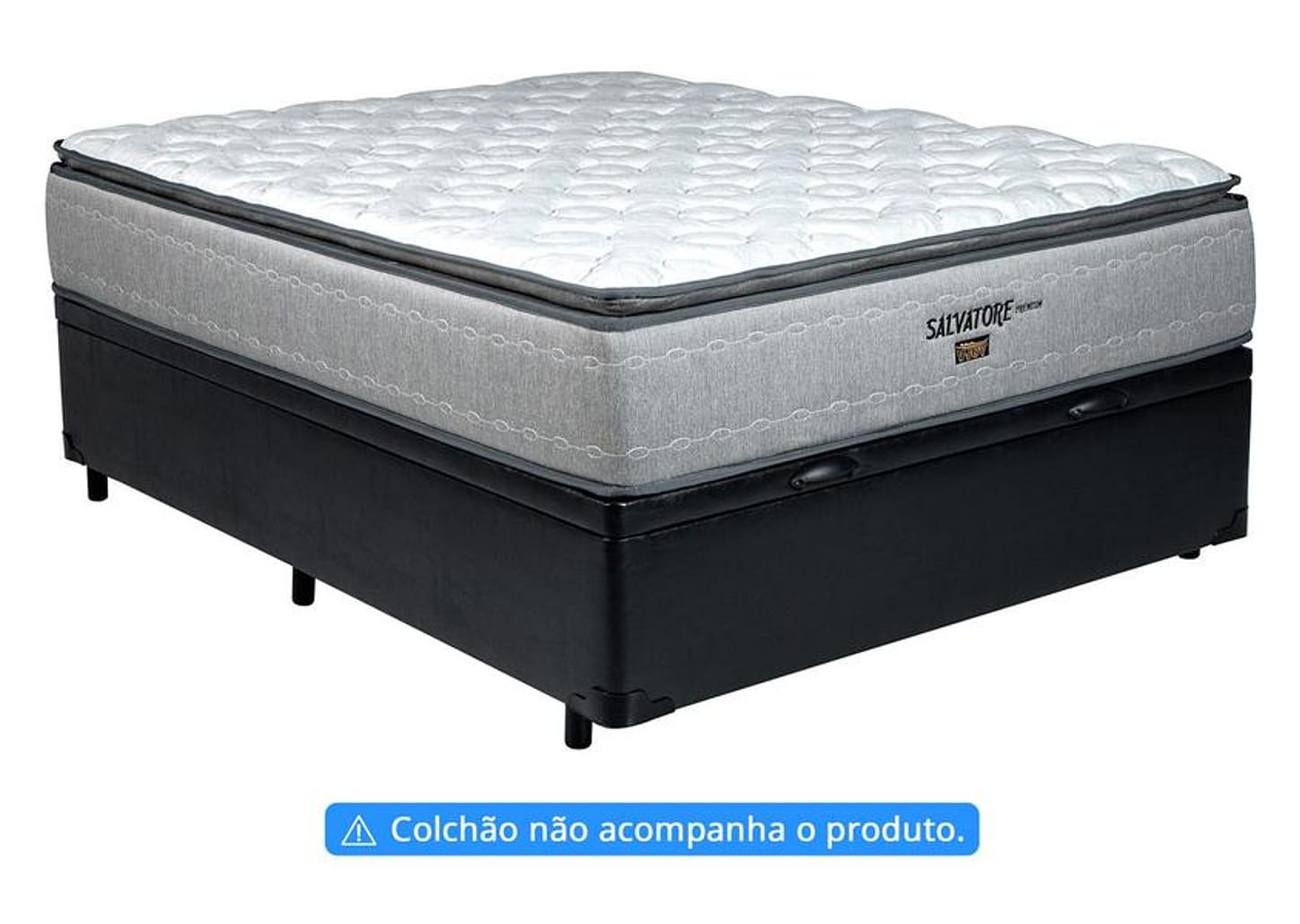 Base Cama Box Casal V-Joy com Baú 38x138x188cm Bravus
