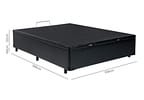 Base Cama Box Casal V-Joy com Baú 38x138x188cm Bravus