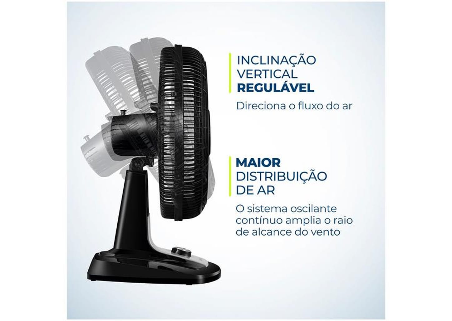 Ventilador de Mesa Mondial VTX-50 50cm 3 Velocidades