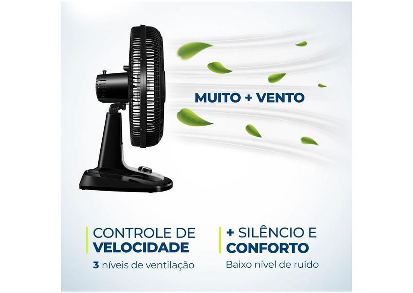 Ventilador de Mesa Mondial VTX-50 50cm 3 Velocidades