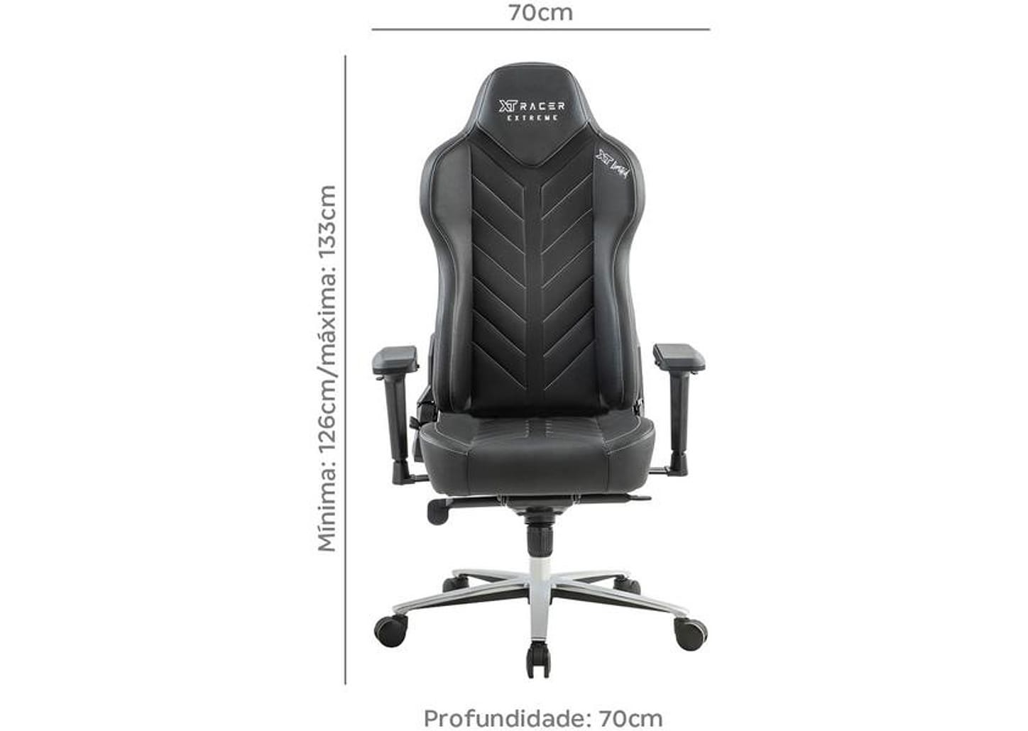 Cadeira Gamer XT Racer Reclinável Giratória - Preto Extreme Series Limited