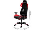 Cadeira Gamer XT Racer Reclinável - Preta e Vermelha Armor Series XTA100