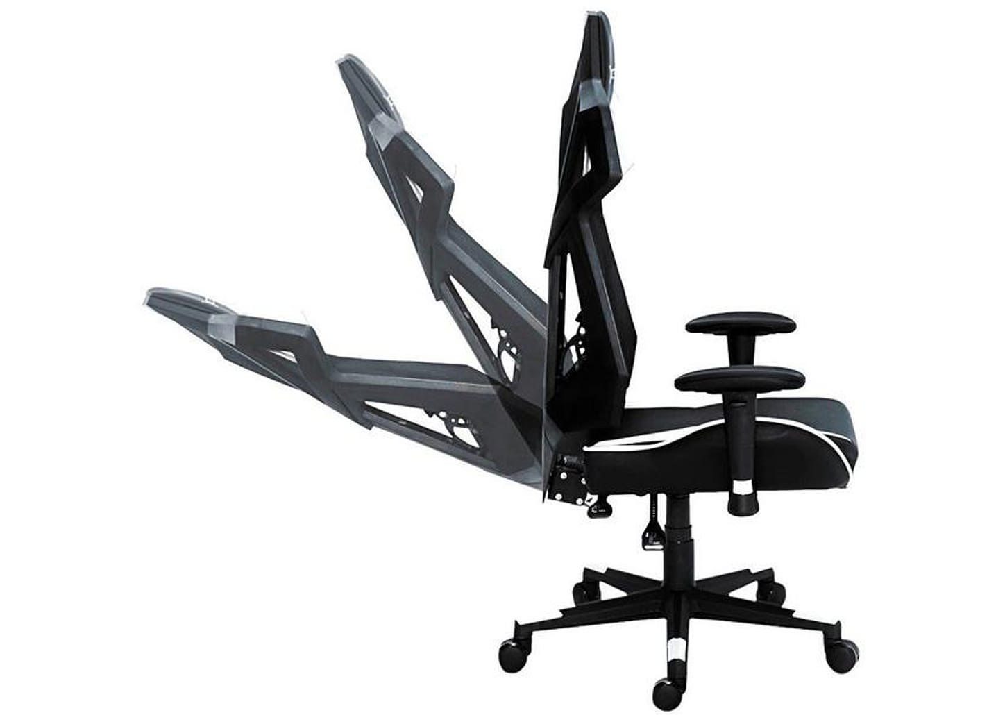 Cadeira Gamer XT Racer Reclinável Preta e Branca - Armor Series XTA150