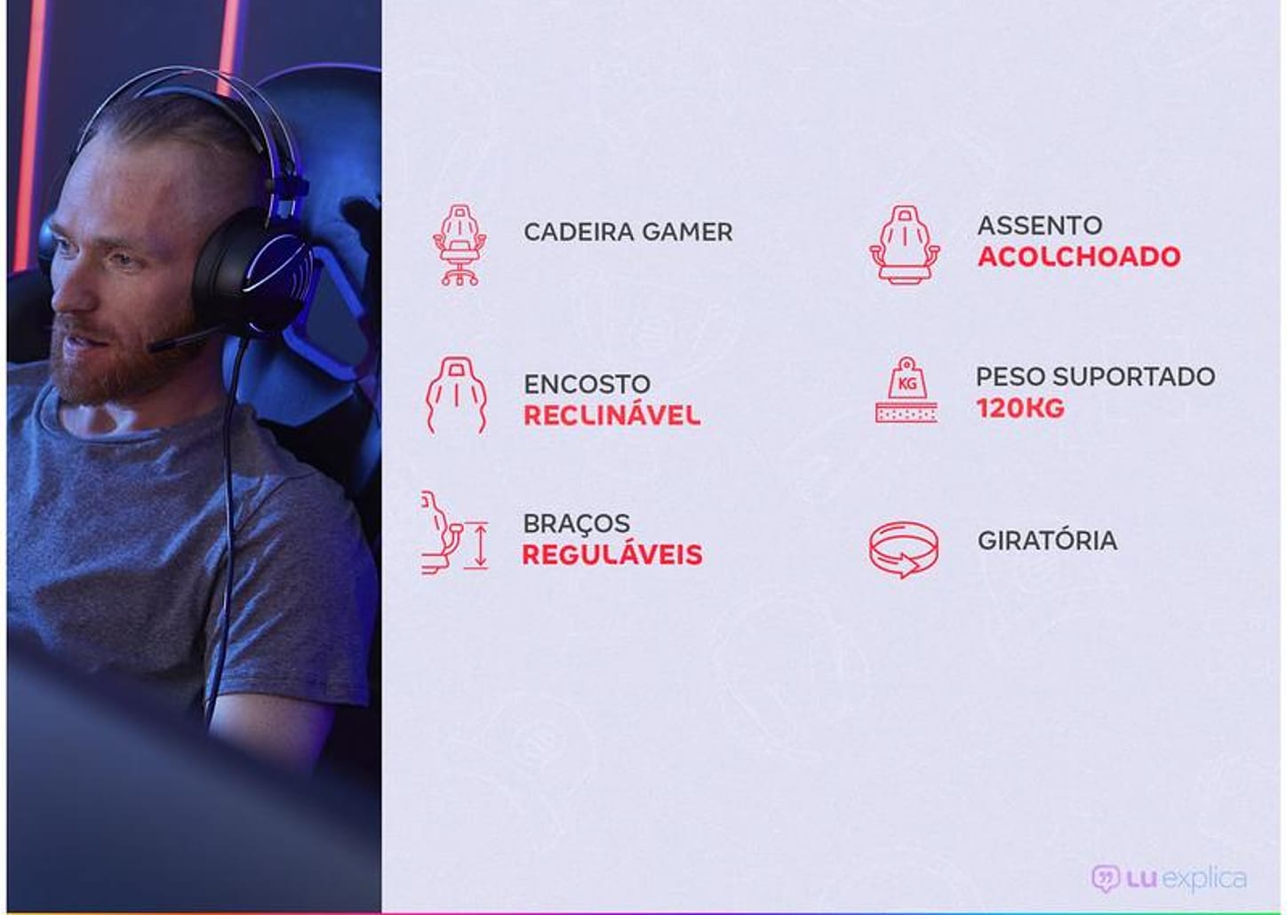 Cadeira Gamer XT Racer Reclinável Preta e Branca - Armor Series XTA150