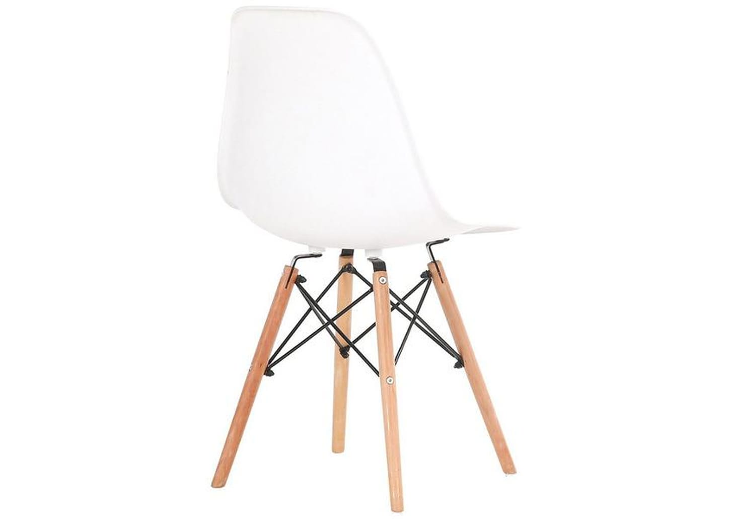 Jogo de Cadeiras Pé Palito Assento Branco EAM-BR1