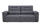 Sofá Retrátil Reclinável 3 Lugares Suede Moviment Grazzia Linoforte