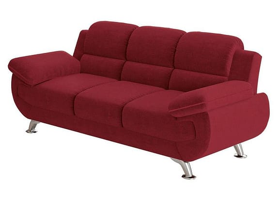 Sofá 3 Lugares Suede Spazium Linoforte