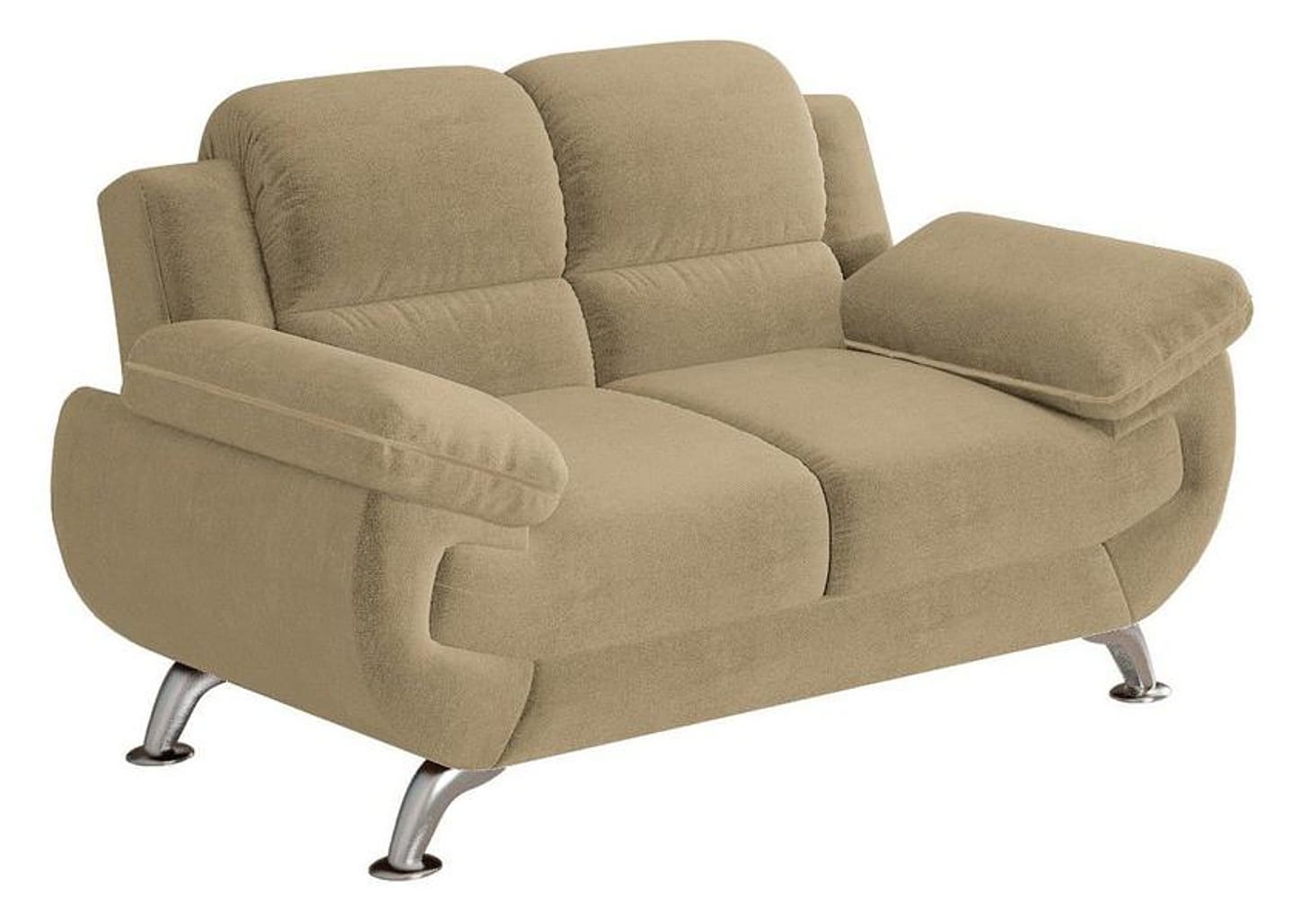 Sofá 2 Lugares Suede Spazium Linoforte