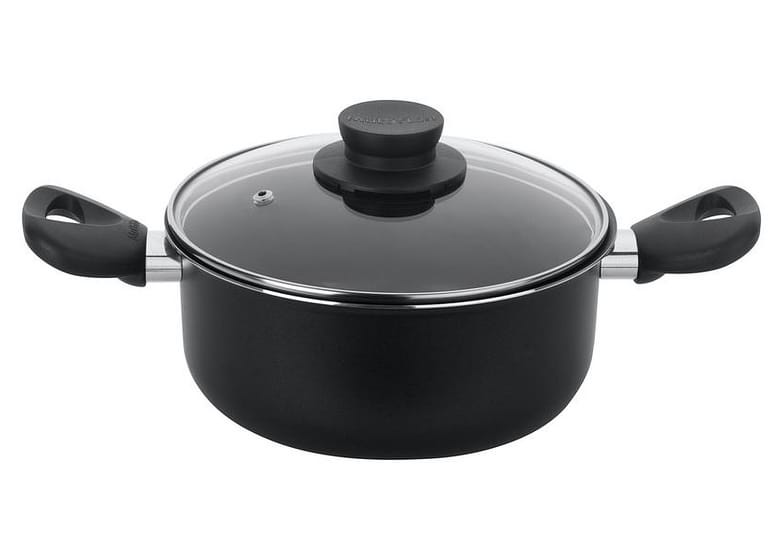 Caçarola Multiflon Antiaderente 6,3L 26cm 1.4mm com Tampa Gourmet 53226