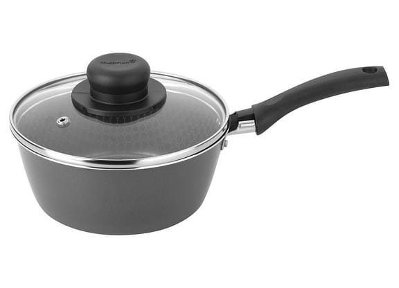 Panela Multiflon Antiaderente de Alumínio Cinza 18cm 1,6L Essencial