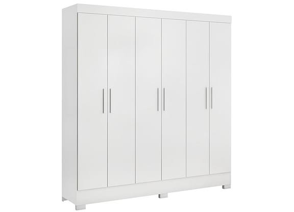 Guarda-roupa Casal 6 Portas 3 Gavetas Demóbile Prático