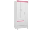 Guarda-roupa Solteiro 3 Portas 2 Gavetas Demóbile Wind