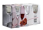 Jogo de Taças para Vinho Vidro 6 Peças 250ml - Nadir Lírio