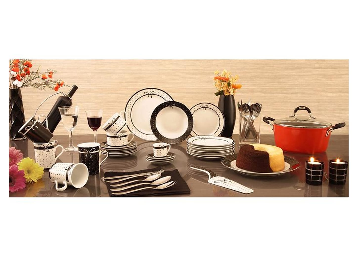 Jogo de Taças para Vinho Vidro 6 Peças 250ml - Nadir Lírio