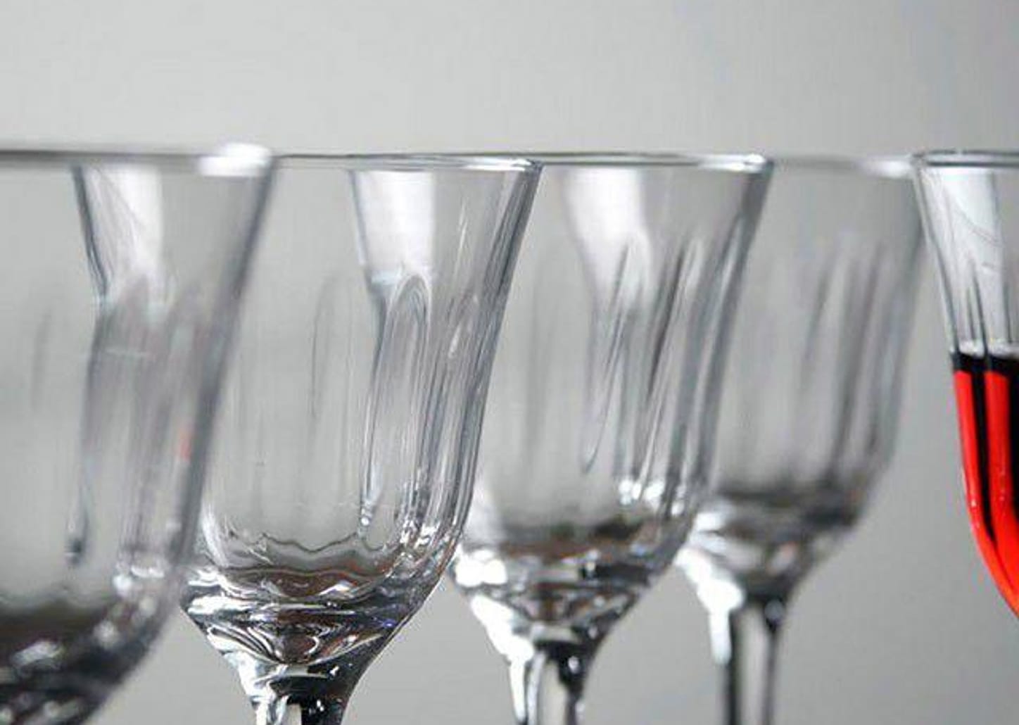 Jogo de Taças para Vinho Vidro 6 Peças 250ml - Nadir Lírio