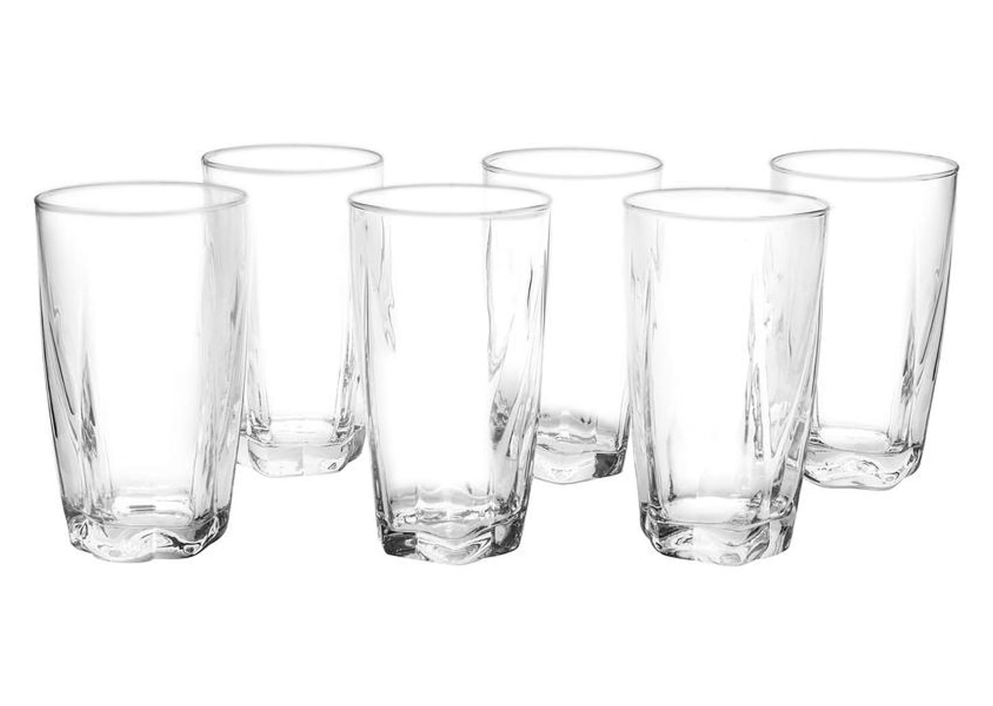 Jogo de Copos de Vidro 6 Peças 460ml - Nadir Estela