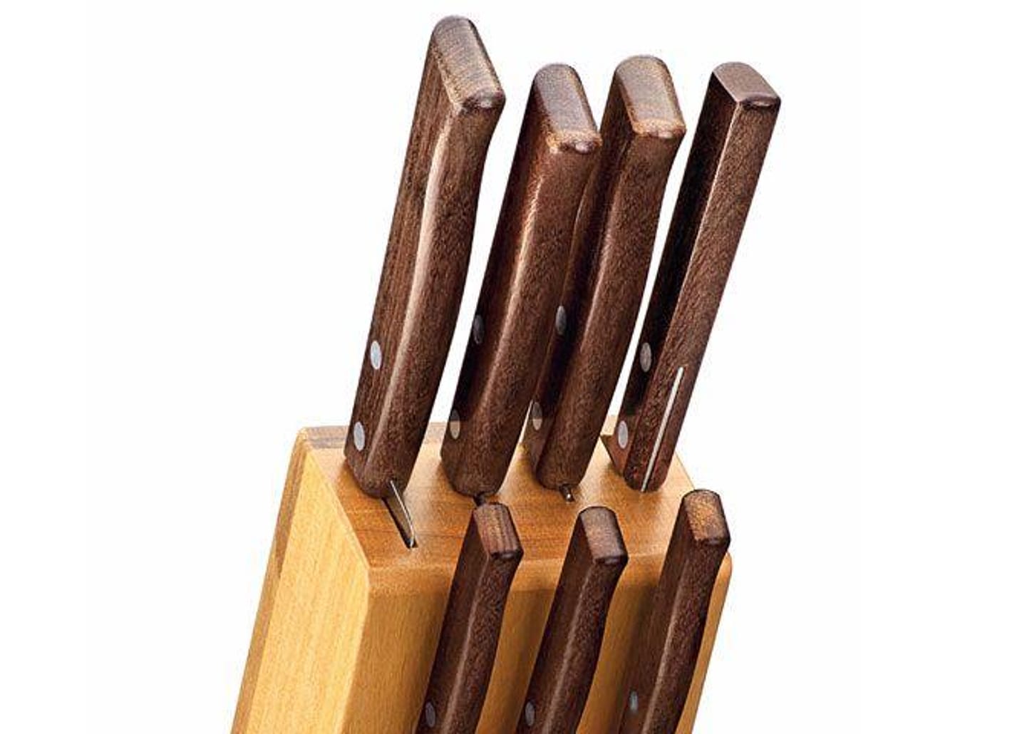 Jogo de Facas Tramontina com Cepo 8 Peças - Tradicional