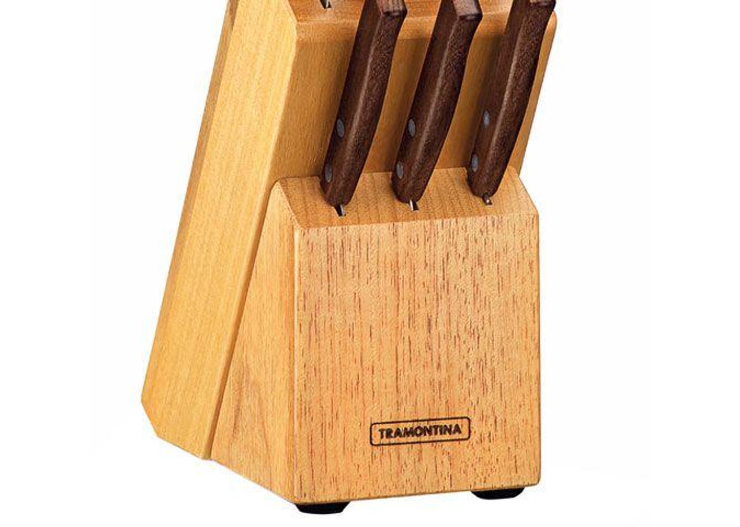 Jogo de Facas Tramontina com Cepo 8 Peças - Tradicional