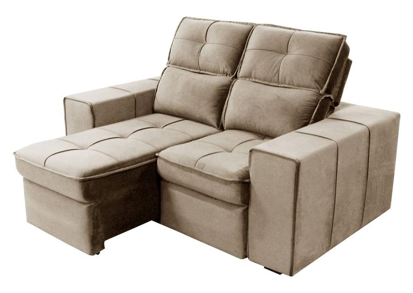 Conjunto de Sofás 2 e 3 Lugares Barsa Gralha Azul