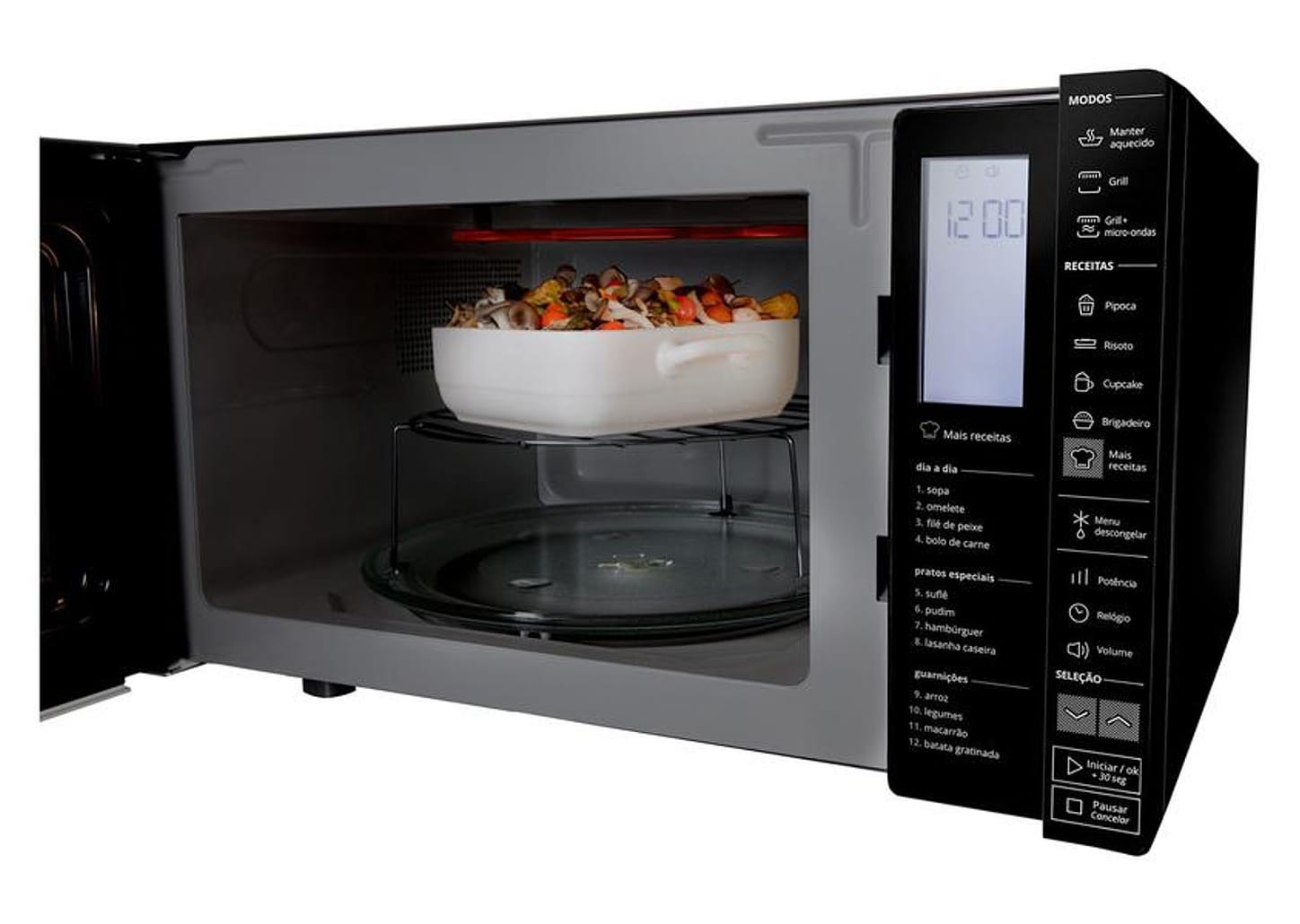 Micro-ondas Brastemp 32L Preto com Grill BMG45 AE