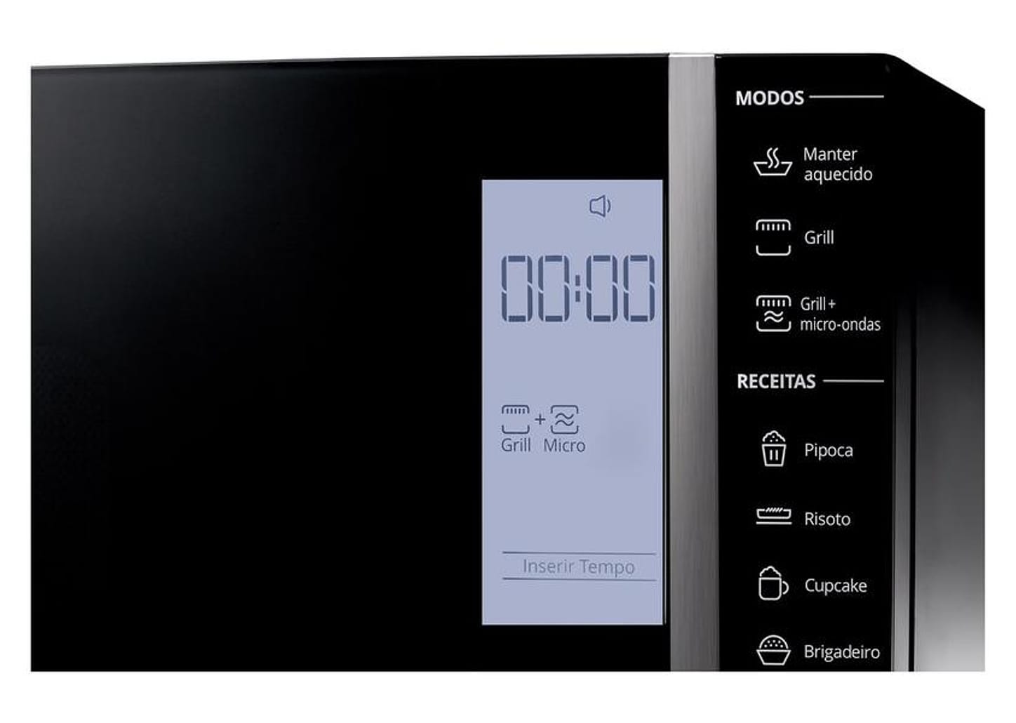 Micro-ondas Brastemp 32L Preto com Grill BMG45 AE